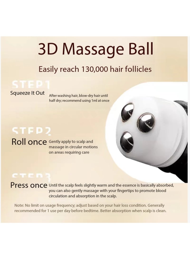 MBA Roll-on Hair Growth Essence, Red Enhanced Version - High-Energy Anti-Hair Loss Roll-on for Targeted Care and Stronger Hair Follicles - Image 3